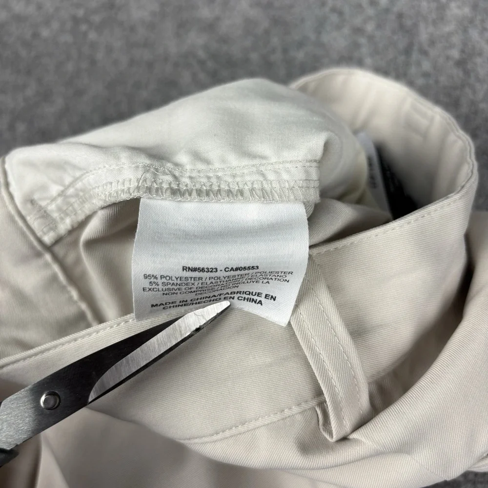 Nike Dri Fit Golf Pants Mens 40x30 (Fits 40x28) Light Khaki Athletic Chino EUC